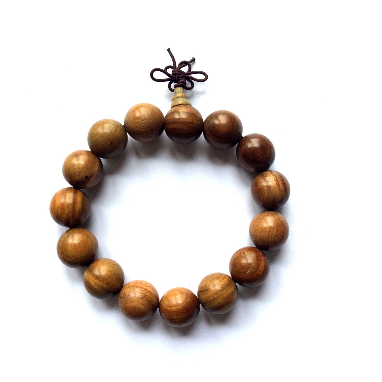 Bracelet mala tibétain - Bois