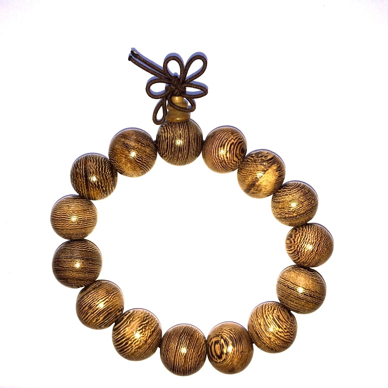 Bracelet mala tibétain - Bois de boddhi