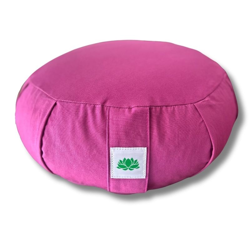 Coussin de méditation zafu lotus épeautre Bio 40 x 17 cm - La