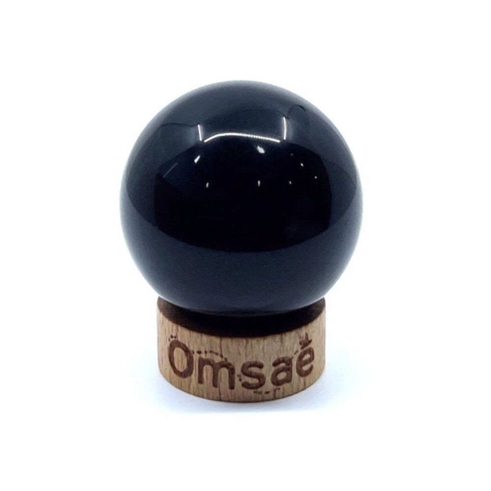 Boule de cristal Obsidienne noire