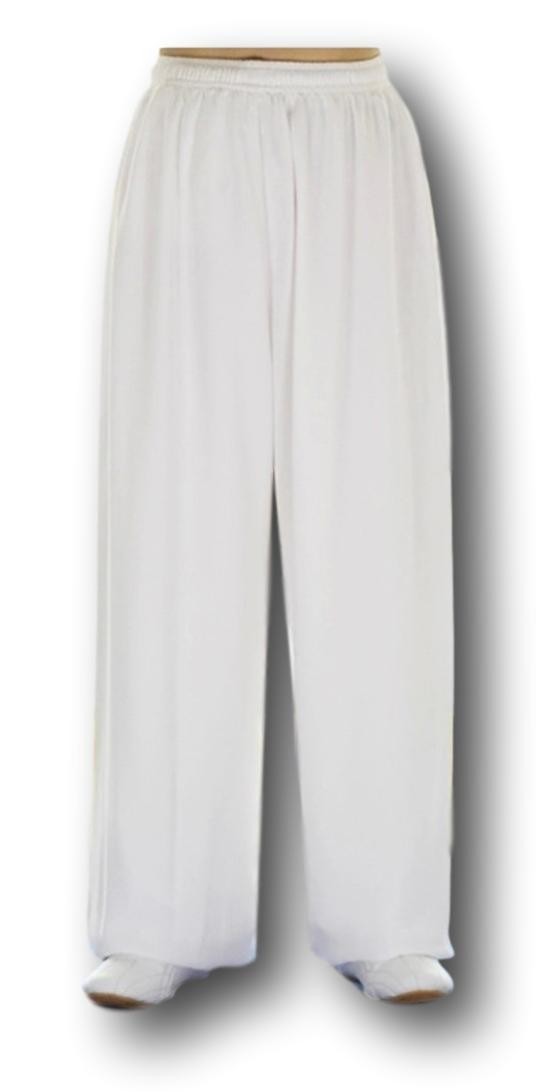 Pantalon coton et lin blanc