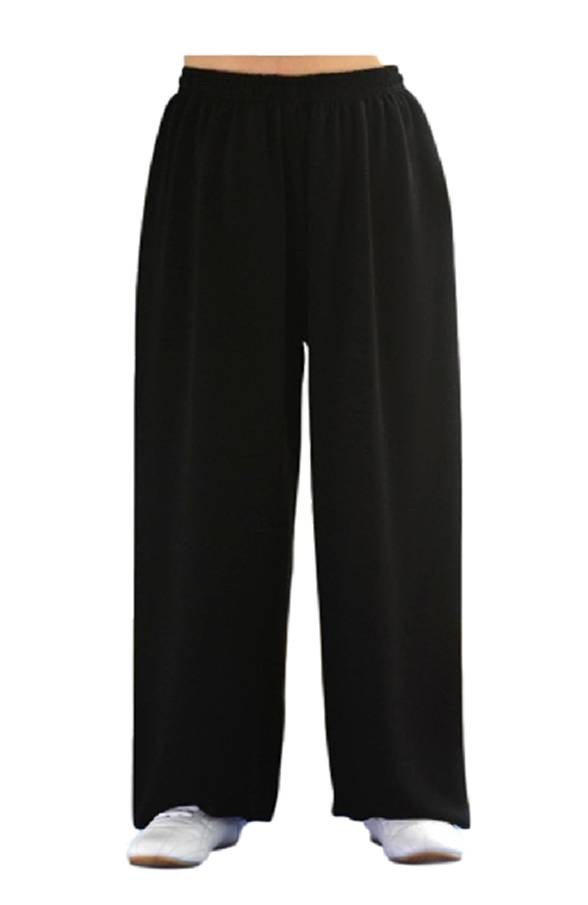 Pantalon en coton noir Qi gong et Tai chi