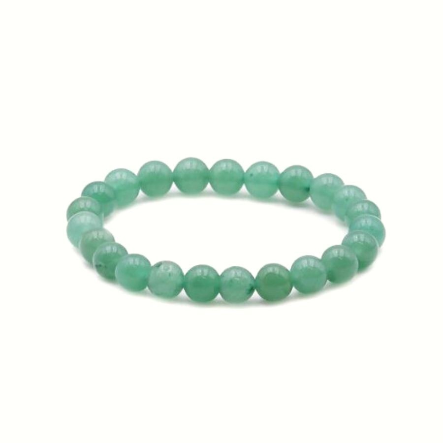 Bracelet perles naturelles - Aventurine verte