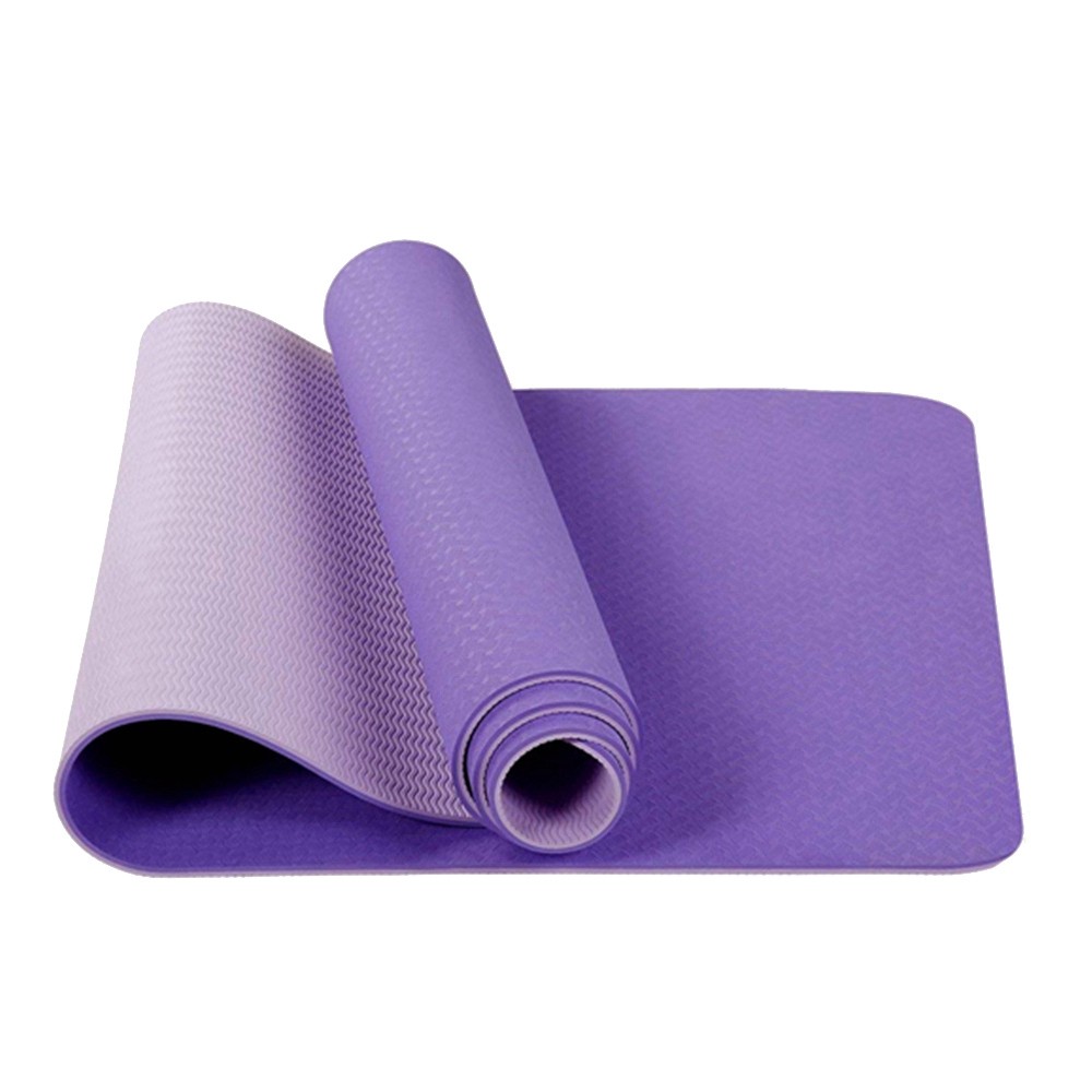 Tapis de yoga antidérapant TPE 183 x 61 cm violet