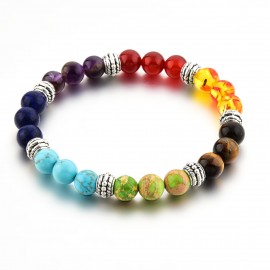 Bracelet en pierres 7 chakras