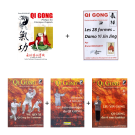 Set Livre + 4 DVD d'études du qi gong traditionnel