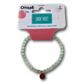 Bracelet en jade vert