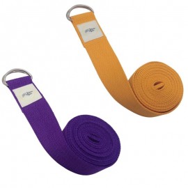 Sangle de yoga 100% coton biologique 250cmX4cm