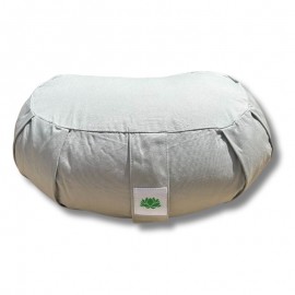 Coussin zafu lotus demie-lune épeautre Bio