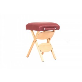 Tabouret pliant pour le massage Bordeaux