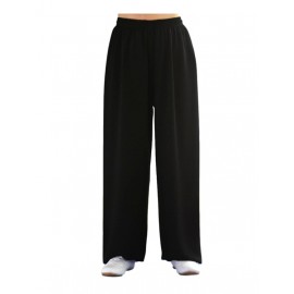 Pantalon coton et lin noir