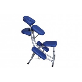 Chaise de massage ecoposturale bleue