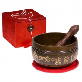 Bol chantant Om coffret rouge 