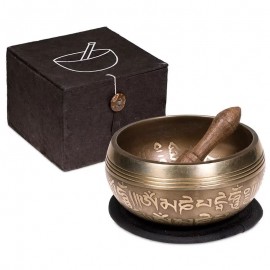 Bol chantant Om coffret noir 