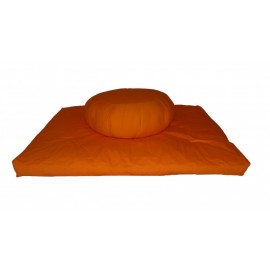 Coussin zafu et tapis zabuton en coton bio