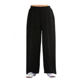 Pantalon en coton noir Qi gong et Tai chi