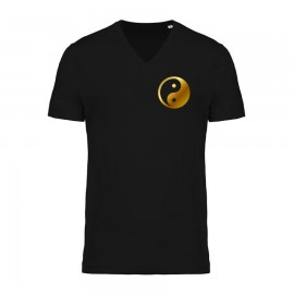 Tee-shirt yin yang noir