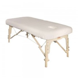 Housse de table de massage avec trou visage