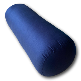 Coussin de yoga bolster en coton bio 60 x 21 cm