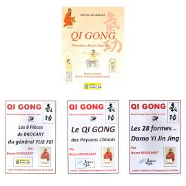 Set Livre + 3 DVD d'étude du Qi gong Cheminer dans le bien-être 
