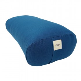 Bolster de yoga ovale Coton et Kapok Bio 60 x 30 x 15 cm