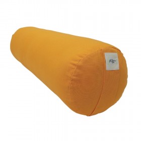 Bolster de yoga cylindrique Coton et Kapok Bio 65 x 21 cm