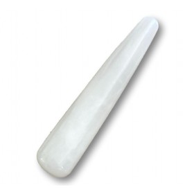 Bâton de massage jade blanc 1,5 x 10 cm