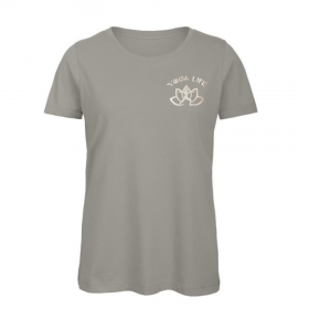Tee-shirt en coton bio lotus yoga life